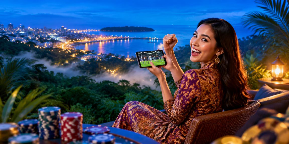 Pemain bertaruh menggunakan aplikasi telefon pintar di Malaysia